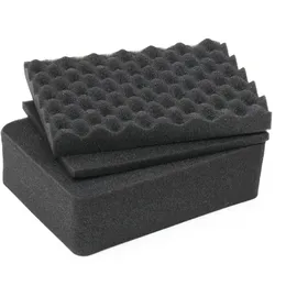 HMF ODR100 Koffereinlagen mit Rasterschaumstoff für Outdoor-Fotokoffer 3er Set 24 x 18 cm