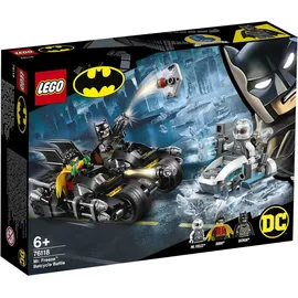 LEGO DC Comics Super Heroes Batcycle-Duell mit Mr. Freeze 76118