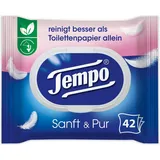 Tempo Feuchtes Toilettenpapier Sanft & Pur 1-lagig