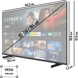 Toshiba 65QF5D63DA 65" QLED UHD Fire TV