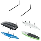 QLS Dachbox Box Wandhalterung Halterung Dachkoffer Skibox Surfbrett Halter 80 cm