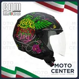 CGM 167S Flo Freude Matt Black/Sky Blue/Green L