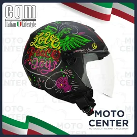 CGM 167S Flo Freude Matt Black/Sky Blue/Green L