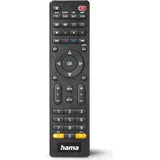 Hama Universal-Fernbedienung TV, Infrarot, für 8 Geräte, mit App-Taste (Universal, Infrarot), Fernbedienung, Schwarz