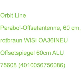 Offset-Antenne 60cm, rotbraun OA36I