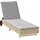 vidaXL Sonnenliege 200 x 58 x 80 cm Beige