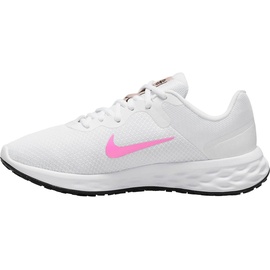 Nike Revolution 6 Next Nature, WHITE/PINK SPELL-FOSSIL STONE-, 40 1⁄2