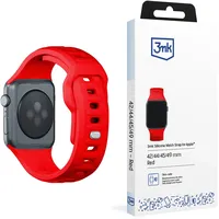 3M 3mk Silicone Watch Strap, Rot