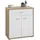 CARO-Möbel Tommy 60 x 70 x 30 cm Sonoma Eiche / Weiß