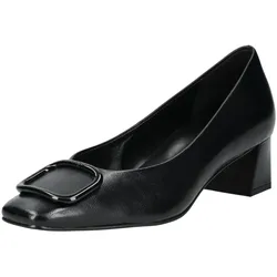 Pumps HÖGL "Högl Pumps Leder", Damen, Gr. 38,5, schwarz, Leder, elegant, Schuhe