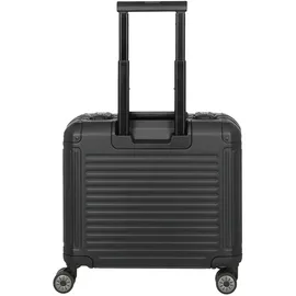 Travelite Next 4-Rollen Cabin 43 cm / 32 l schwarz/aluminium