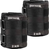 SPORTINATOR Arm- & Bein-Gewichtsmanschetten 2 kg 2 Stück-Größe:2 x 2 kg