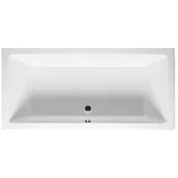 Riho Lugo Rechteck-Badewanne, rechts, PlugPlay-Variante, 2-Sitzer, weiß, B136014005, Ausführung: