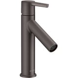 Hansgrohe Axor Starck 100 mit Hebelgriff und Ablaufgarnitur Brushed Black Chrome