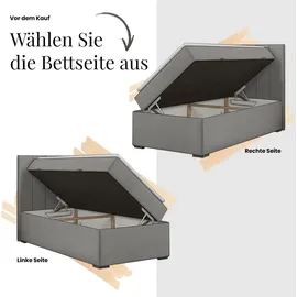 MKS Tiliano 90 x 200 cm H3 Braun
