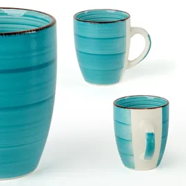 Spetebo Kaffeetasse 0,34 l Bunt 6 St.