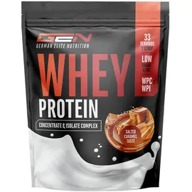 GEN GERMAN ELITE NUTRITION Whey Protein Komplex Peanut Butter Salted Caramel Pulver 1000 g