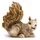 Trendline Dekofigur Eichhörnchen 21,5 x 21,5 cm braun grün