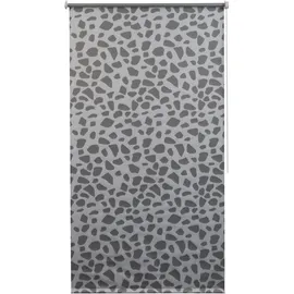 K-HOME Seitenzugrollo 85 x 200 cm grau/weiß