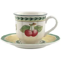 Villeroy & Boch French Garden Fleurence Espressotasse mit Untertasse 80 ml