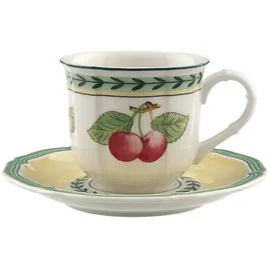 Villeroy & Boch French Garden Fleurence Espressotasse mit Untertasse 80 ml
