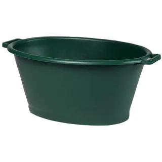 ONDIS24 Allzweckkorb Garteneimer Kanada Eimer, Gartenkübel grün & rund, Flexibler Gartenkorb für Transport, Gartentonne mit Griffen grün 50 l