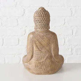 Boltze Buddha H 30 cm LEGOLAS, Braun - H 30 cm - Kunstharz