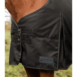 Waldhausen Outdoordecke Nordic Fleece Regendecke schwarz, 135 cm