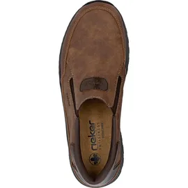Rieker Sportliche Slipper in Braun 44