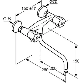 Kludi Standard chrom 310530515