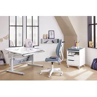 Paidi Kinderschreibtisch Diego Curved 120 x 79 x 70 cm Holz weiß