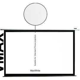 Elite Screens Vmax 150" 16:9), Leinwand, Weiss