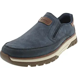 Rieker Slip-Ons Herren Blau/Cognac 43