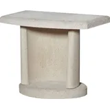Buschbeck Beistelltisch 55 x 40 cm Holz weiß