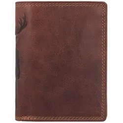 Jack Kinsky Monterey 102 Geldbörse RFID Schutz Leder 9.5 cm cognac