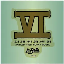 LA BELLA 767-6S »BASS VI st.st.rw 026/095 (Bass), Saiten