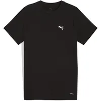 Puma Unisex EVOSTRIPE Tee T-Shirts, PUMA Black, L