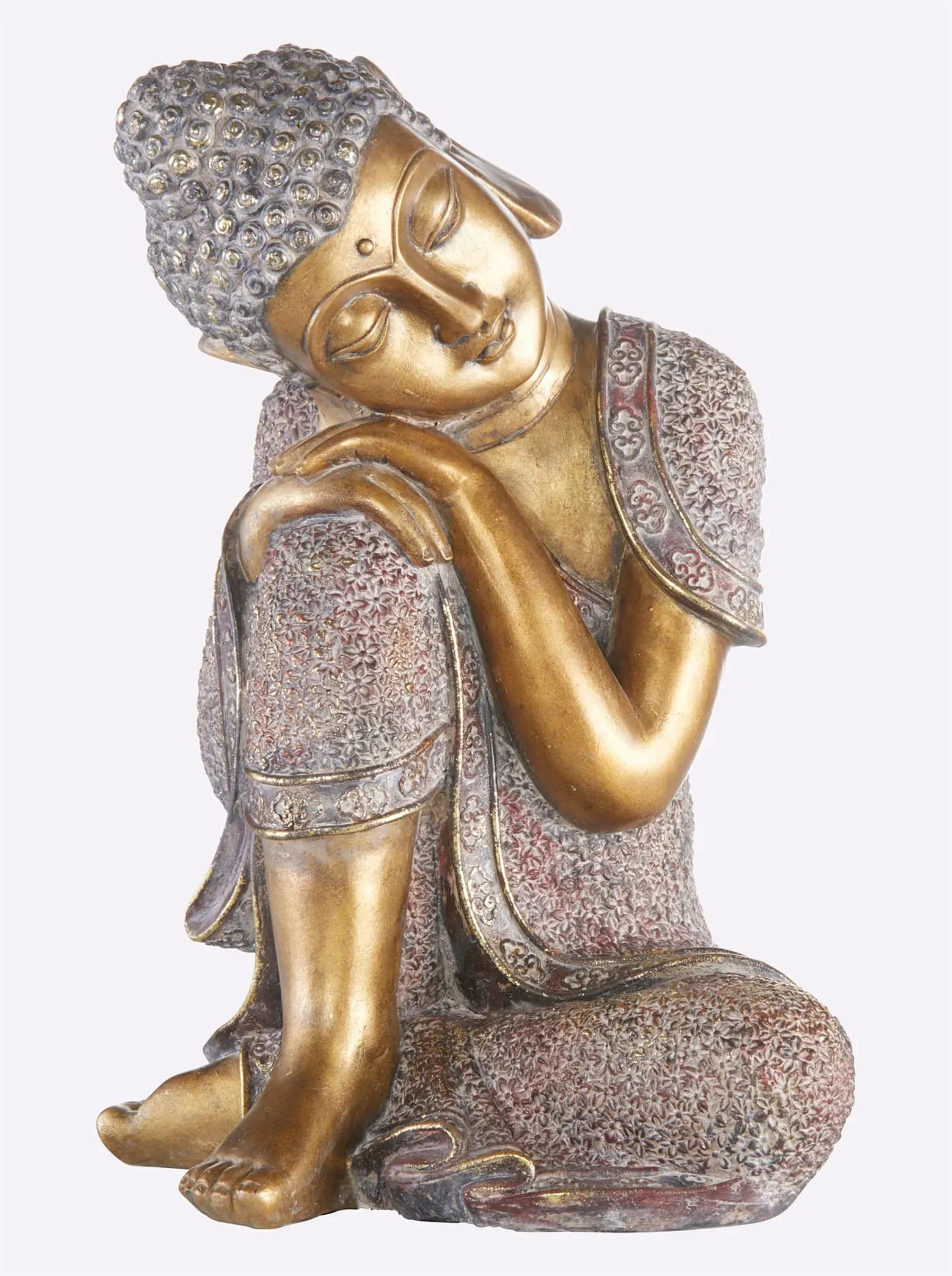 Dekofigur HEINE HOME, gold (goldfarben, meliert), B:25cm H:41cm T:29cm, Dekofiguren