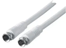 Schwaiger KVC30 532 Koaxialkabel 3 m F Weiß