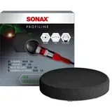 Sonax Polierschwamm grau 160 weich Schaumstoff, schwarz