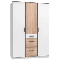 WIMEX Kleiderschrank Joker 3-türig weiß/beige