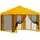 vidaXL Garten Pavillon 3 x 3 m inkl. 4 Seitenteile Gelb