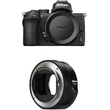 Nikon Z 50 Spiegellose Kamera im DX-Format + NIKON FTZ II (Adapter für F-Mount Objektive auf Z-Mount Kameras)