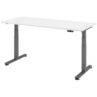 Bümö Schreibtisch elektrisch XDSM elektrisch höhenverstellbar, Rechteck: 180 x
