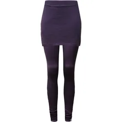 Yoga Leggings Skirt Yoga Damen Violett Stretchig YOGISTAR Medium