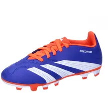 adidas Predator Club Flexible Ground Fußballschuhe, Lucid Blue/Cloud White/solar red, 46 2/3 EU