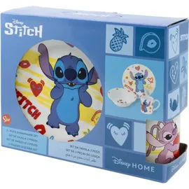 Disney Lilo und Stitch Aloha Porzellan-Essgeschirr im Geschenkkarton
