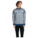 Dale of Norway Lillehammer Pullover Indigo / Mustard / Bottle Green XL