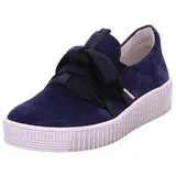 Gabor Damen Low-Top Sneaker, Frauen Halbschuhe,schnürschuhe,schnürer,straßenschuhe,Strassenschuhe,Sportschuhe,Marine,40 EU / 6.5 UK - 40 EU