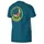 La Sportiva Climbing On The Moon T-shirt Turchese/Giallo 2XL
